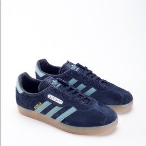 ADIDAS GAZELLE SUPER NIGHT NAVY VAPOUR STEEL GOLD